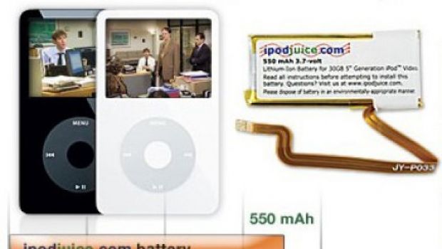 iPodJuice: nuove batterie per iPod