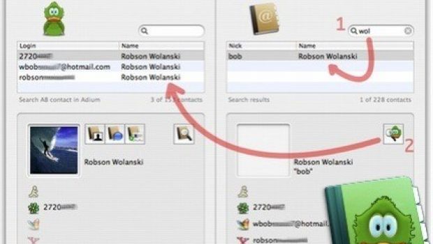AdiumBook: sincronizzare Adium con la Rubrica Indirizzi