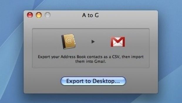A to G: esportare la Rubrica Indirizzi su Gmail