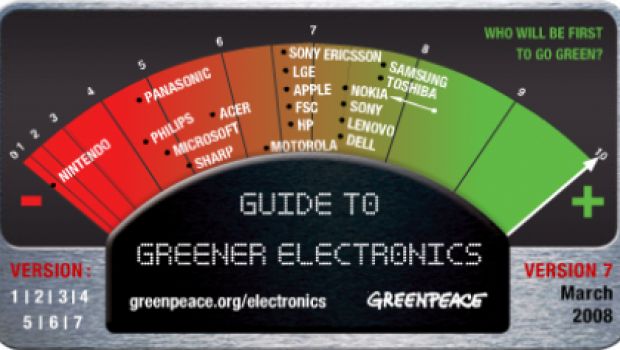 Apple scala le classifiche di Greenpeace