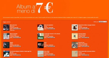 Su iTunes Store saldi di stagione