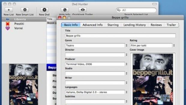 DVD Hunter: catalogare la propria collezione di DVD