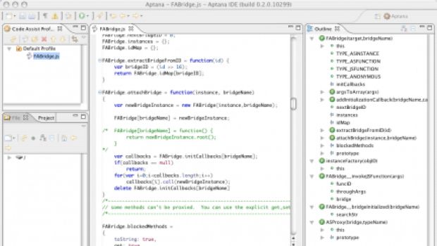 Aptana: programmazione, web e scripting per OS X