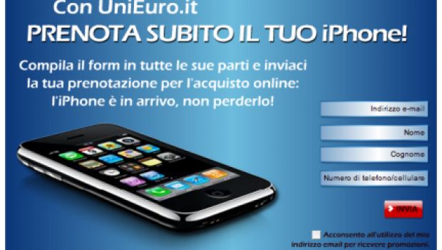 iPhone 3G si prenota anche all'Unieuro