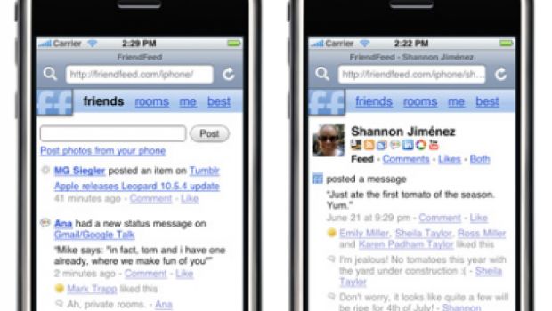 FriendFeed: disponibile una versione ottimizzata per iPhone
