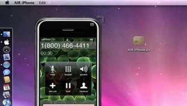 AIR iPhone: l'iPhone virtuale sulla Scrivania