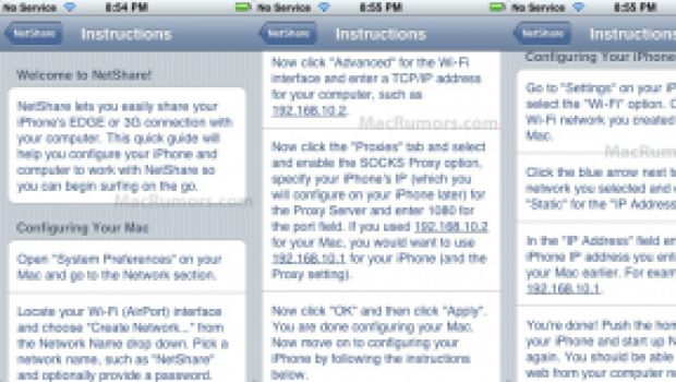 NetShare: il thetering per iPhone che non piace ad Apple