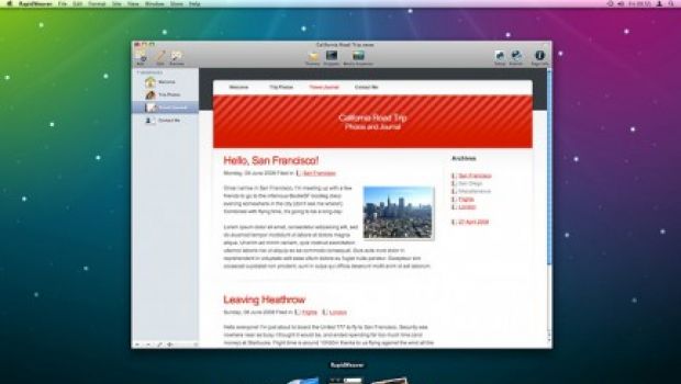 Realmac rilascia RapidWeaver 4.1