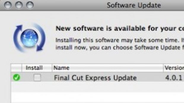 Disponibile Final Cut Express 4.0.1