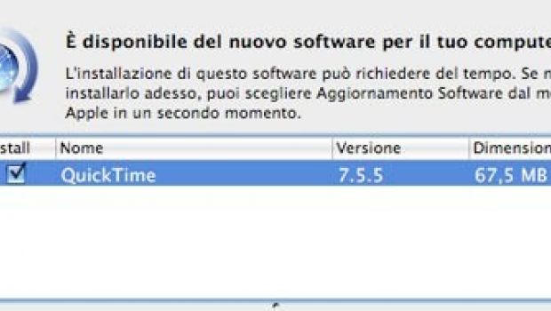 Disponibile QuickTime 7.5.5