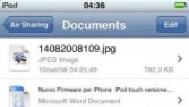 Air Sharing per iPhone ed iPod Touch