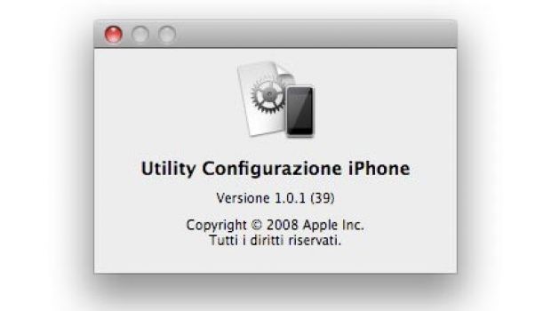 Apple rilascia iPhone Configuration Utility 1.0.1