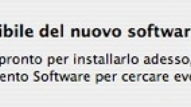 Aggiornamento software 1.2 per MacBook e Macbook Pro introdotti ieri