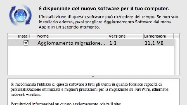 Aggiornamento migrazione e condivisione DVD/CD