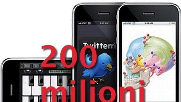 200 milioni di download per App Store