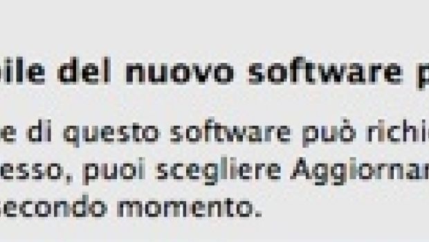 Aggiornamento supporto iLife 8.3.1 per Tiger