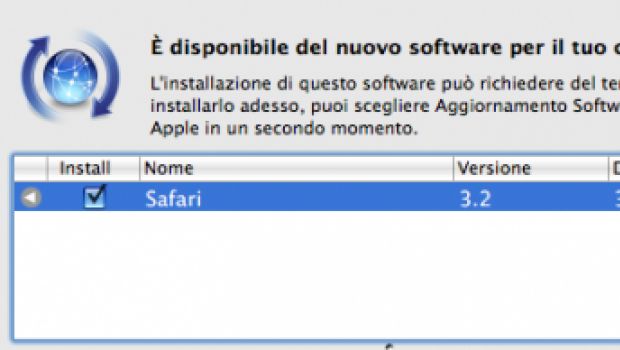 Disponibile Safari 3.2