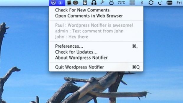 WordPress Notifier