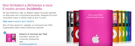 Iniziative per San Valentino in Apple Store