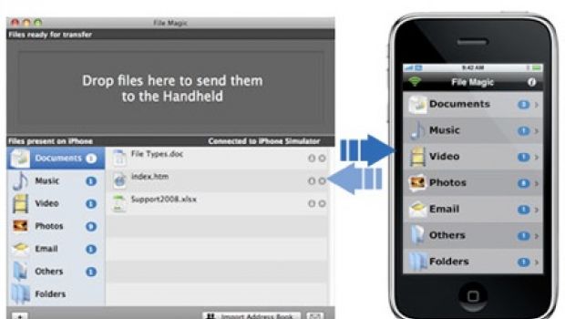 File Magic: spostare file tra computer e iPhone