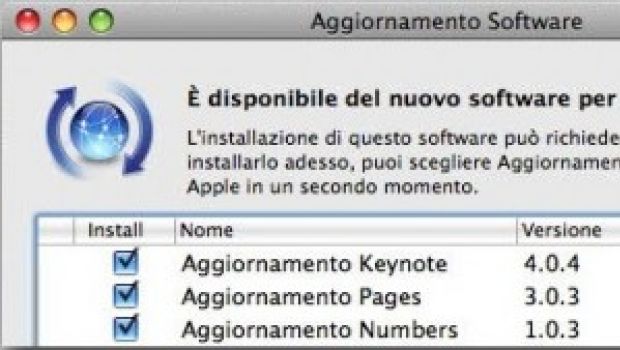 Apple aggiorna iWork '08