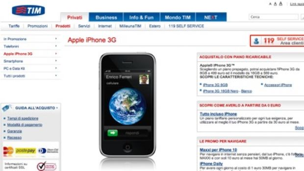 Addebito traffico dati per TIM errato con iPhone