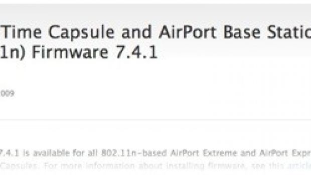 Rilasciato aggiornamento firmware 7.4.1 per Airport Extreme, Express e Time Capsule