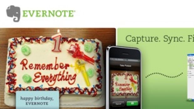 Rilasciato Evernote 1.3.0