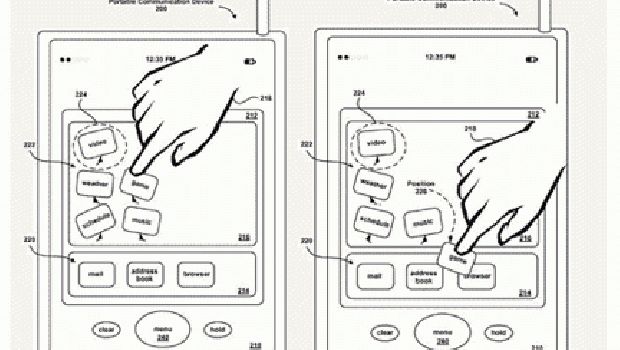 Apple brevetta l'organizzazione delle icone su iPhone