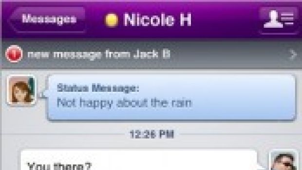 Rilasciato Yahoo Messenger per iPhone e iPod touch