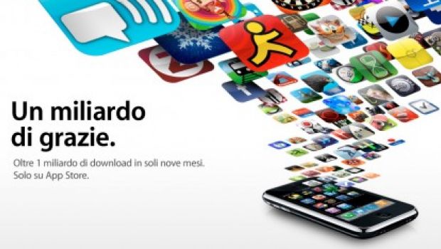 Un miliardo di applicazioni per iPhone scaricate dall'App Store