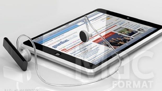 Ancora mockup del tablet Apple