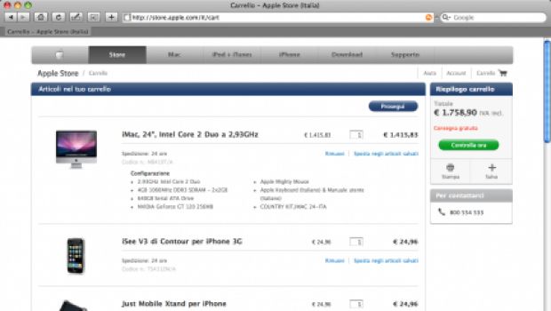 Apple Store online cambia 