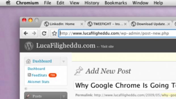 Chrome per Mac è più veloce e più leggero di Safari 4