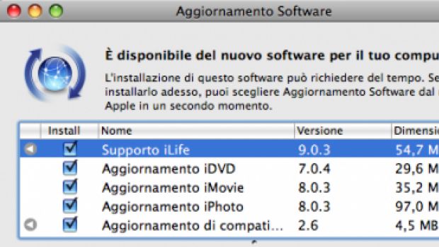 Apple aggiorna la suite iLife '09 e la compatibilità RAW per fotocamere digitali