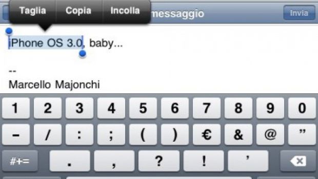 iPhone OS 3.0: primo contatto