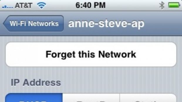 WiFi instabile su alcuni iPhone dopo l'aggiornamento a OS 3.0