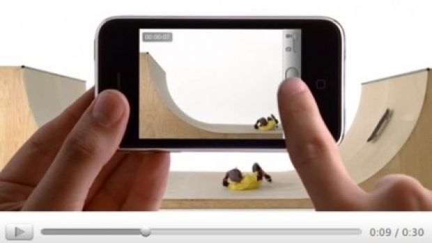 Uno spot tv per iPhone 3GS che ne esalta il video editing