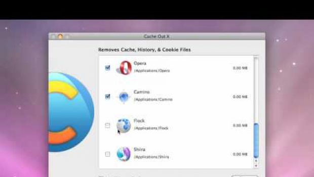 Cache Out X 5 per Mac OS X