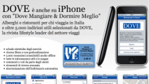 DOVE mangiare e dormire meglio, arriva su iPhone la celebre guida a ristoranti e alberghi