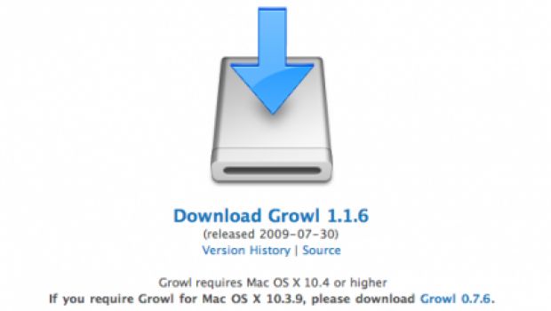 Aggiornato Growl alla versione 1.1.6