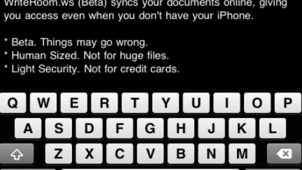 WriteRoom sbarca anche su piattaforma iPhone