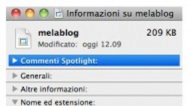 Snow Leopard: regole di apertura dei file