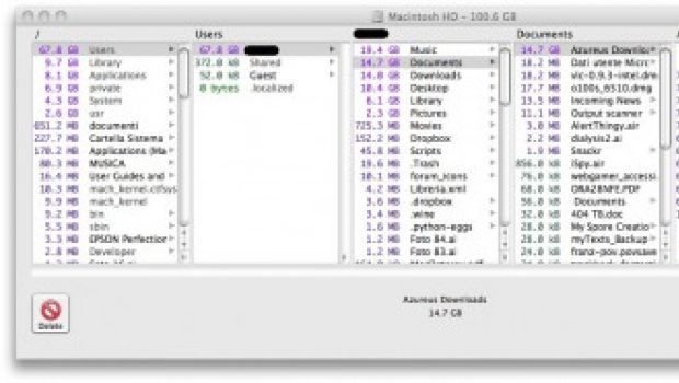 OmniDiskSweeper analizza come viene gestito lo spazio sul nostro hard disk