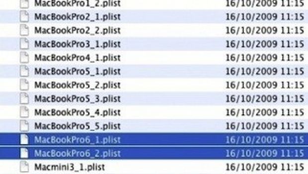 Tracce dei nuovi MacBook Pro in OS X 10.6.2