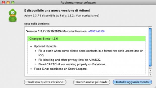 Disponibile Adium 1.3.7
