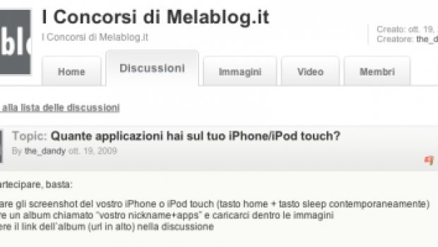 I concorsi della Community di Melablog.it