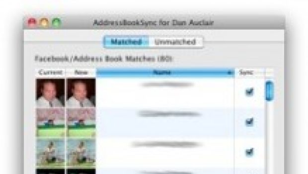 AddressBookSync, utilizzare Facebook per assegnare immagini a Rubrica Indirizzi