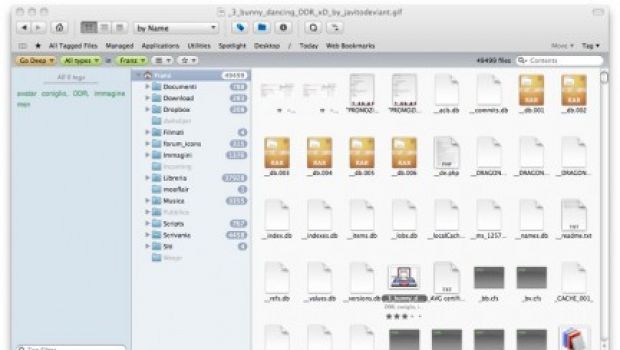 Leap 2.5, trovare e riordinare i file tramite l'uso dei tag