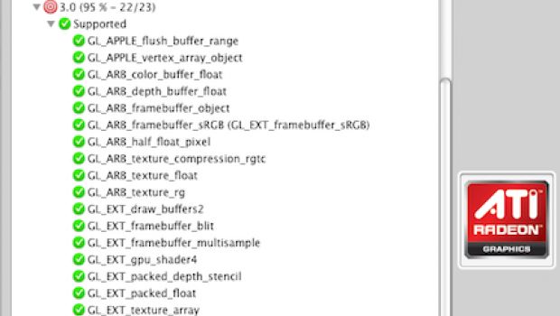 Mac OS X 10.6.3 introduce il supporto a OpenGL 3.0
